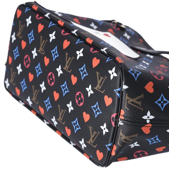 Louis Vuitton Monogram Game On Neverfull MM Black Multicolor - Picture 7 of 10